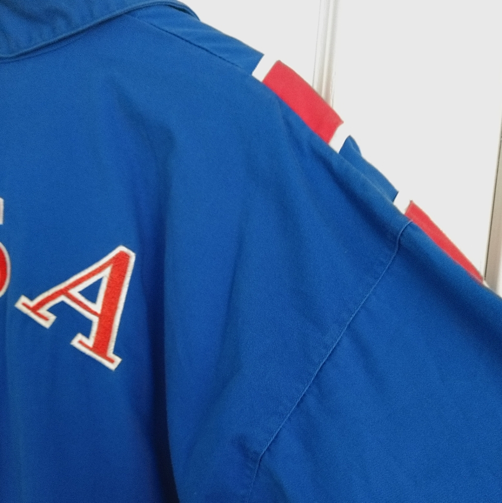 Adidas Jacket USA Soccer USMNT World Cup Pullover Small Vintage 90s - Picture 10 of 10
